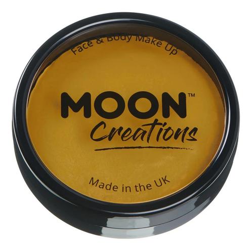 Moon Creations Pro Face Paint Cake Pots Mustard 36g, Hobby en Vrije tijd, Feestartikelen, Nieuw, Verzenden