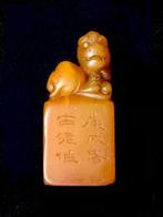 stenen zegel, gemarkeerd - China - Begin 20e eeuw, Antiek en Kunst
