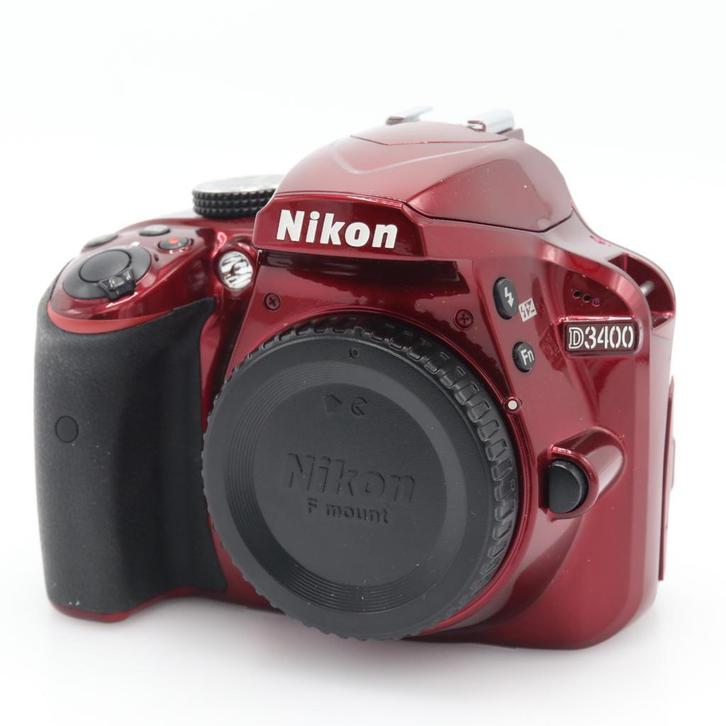 Nikon D3400 body rood | Tweedehands, Audio, Tv en Foto, Fotocamera's Digitaal, Zo goed als nieuw, Nikon, Verzenden