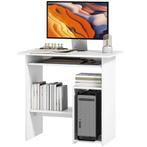 TRUUSK Bureau 80 x 45 cm - Computertafel met Toetsenbordlade, Verzenden, Nieuw