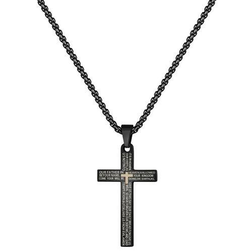 Fako Bijoux® - Cubaans Kruis Voor Mannen Medium - Ketting, Handtassen en Accessoires, Kettingen, Verzenden