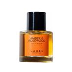 Label Perfumes Amber & Rosewood Eau de Parfum 50ml, Verzenden