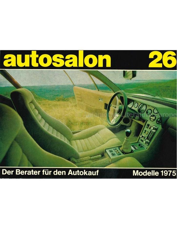 1975 AUTOSALON 26, Boeken, Auto's | Boeken