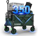 Bolderkar - Opvouwbaar - Bolderwagen  - Groen - VIVOSUN, Caravans en Kamperen, Verzenden, Nieuw