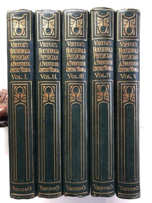 Herbert Buffum a.o. - Virtues Household Physician - 1920, Antiek en Kunst, Antiek | Boeken en Manuscripten