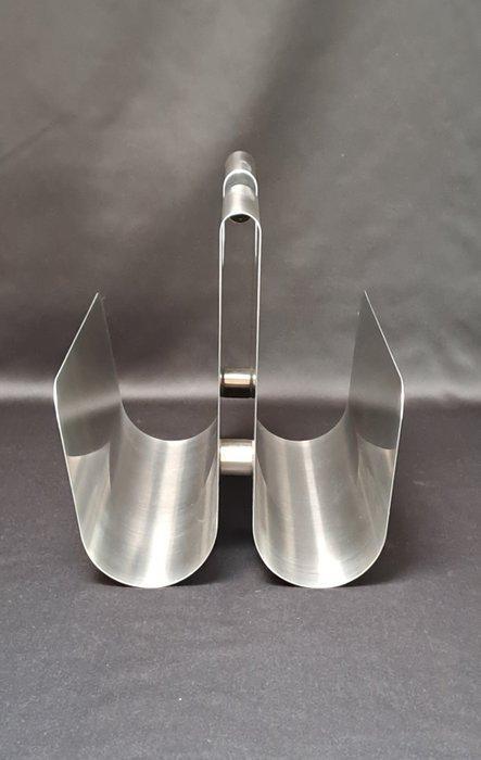 Blomus - Tijdschriftenhouder - Roestvrij staal, Antiek en Kunst, Antiek | Meubels | Stoelen en Sofa's