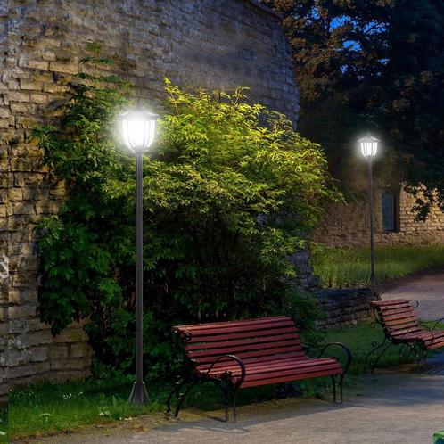 Tuinverlichting - Solaris - Hoge lichtopbrengst - Zwart, Tuin en Terras, Buitenverlichting, Nieuw, Ophalen of Verzenden