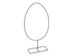 Metalen frame Ei op voet S 17x8x35 cm per stuk