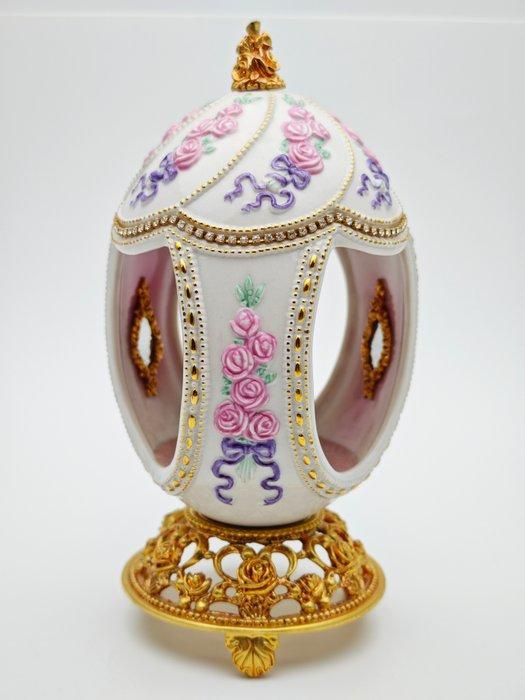 Fabergé ei - Fabergé-huis Carrouselpaard Muziek-ei -, Antiek en Kunst, Curiosa en Brocante