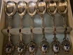 Lepel - .950 zilver - Sierlijke lepel. 6x sterling, Antiek en Kunst