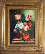 G. B. Amhugh (XX) - Still life of a vase of flowers, Antiek en Kunst