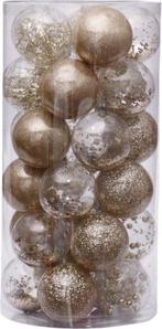 2dekans | Deluxe Kerstballenset – 25 stuks - Ø 6 cm – Goud –, Diversen, Kerst, Ophalen of Verzenden, Nieuw
