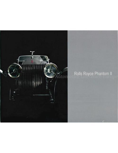 ROLLS-ROYCE PHANTOM II ( BOAT-TAIL, 93GN), Livres, Autos | Livres, Enlèvement ou Envoi