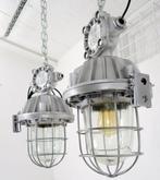 Plafondlamp - Glas - Een paar explosieveilige lampen, Antiquités & Art, Antiquités | Assiettes décoratives & Carrelages