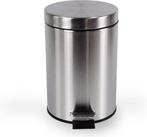 2dekans | BRASQ Pedaalemmer 12 Liter - RVS - PB112 -, Ophalen of Verzenden, Nieuw in verpakking