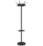 Staande kapstok Crown 18 haken zwart, Huis en Inrichting, Woonaccessoires | Kapstokken, Nieuw, Overige materialen