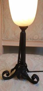 Tafellamp - Smeedijzer - Art Deco smeedijzeren lamp