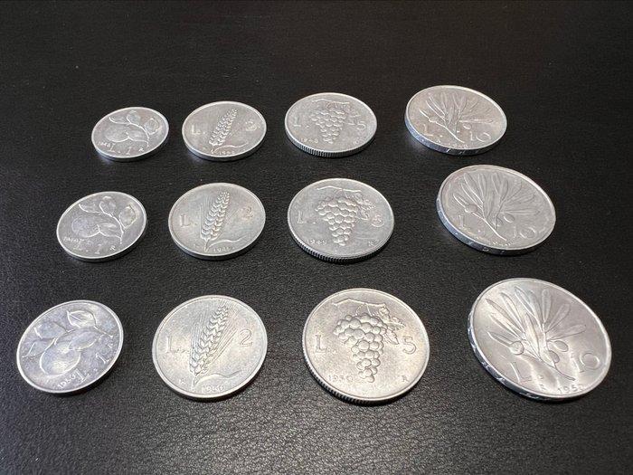 Italië, Republiek album completo di argenti e monete rare, Postzegels en Munten, Munten | Europa | Niet-Euromunten