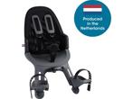 Qibbel Air Fietsstoeltje Voor - Sparkling silver -, Verzenden, Zo goed als nieuw