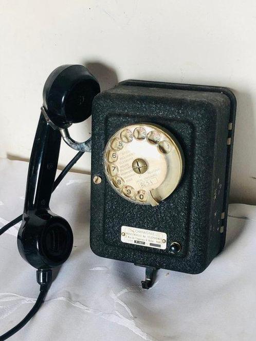 CIT - Téléphone analogique - Bakélite, Métal - 1940s, Antiek en Kunst, Kunst | Designobjecten
