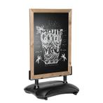 Stoepbord ChalkPro Steigerhout 80x105 cm, Zakelijke goederen, Verzenden