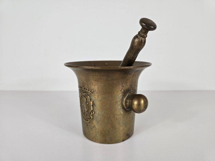 Vijzel en stamper - Brons, Antiek en Kunst, Curiosa en Brocante