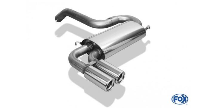 FOX Audi S2 type 89 quattro einddemper Ø70mm - 2x76 type 13, Auto-onderdelen, Uitlaatsystemen, Nieuw, Verzenden