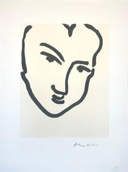 Henri Matisse (1869-1954), after - Nadia au visage penché  -, Antiek en Kunst, Kunst | Tekeningen en Fotografie