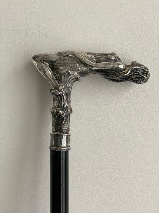 Wandelstok - .925 zilver - Argento 925 gevuld, Antiek en Kunst, Curiosa en Brocante