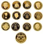 Mélangé. 2005/2020 - Gouden munten (13 stuks), Postzegels en Munten, Munten | Europa | Niet-Euromunten