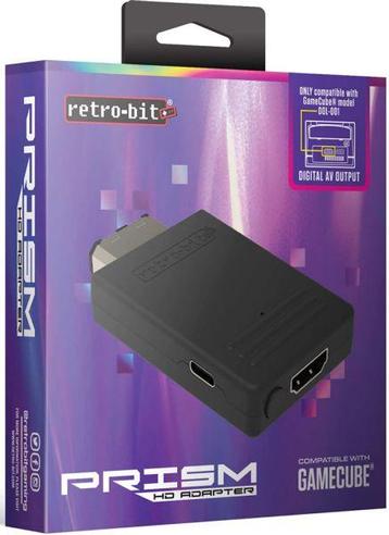Retro-Bit Prism HD Adapter-Zwart (GameCube) Gebruikt beschikbaar voor biedingen