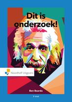 Dit is onderzoek! / Vast Boek / Noordhoff 9789001895440, Boeken, Verzenden, Zo goed als nieuw, Ben Baarda