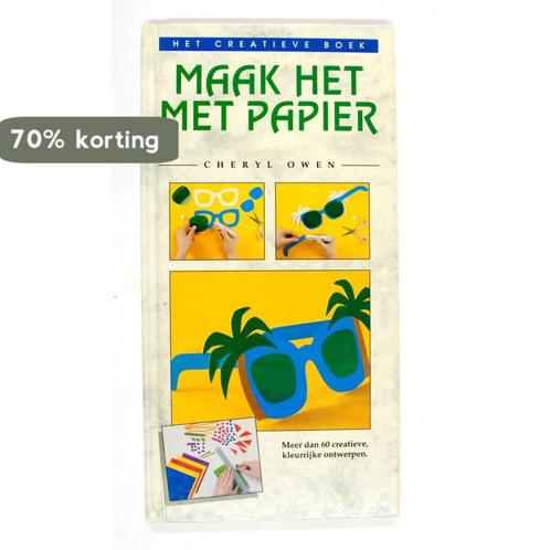 CREATIEVE BOEK-MAAK HET MET PAPIER 9789065906922, Boeken, Hobby en Vrije tijd, Gelezen, Verzenden