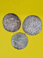 Mongol States. Lot of 3 coins, inlc. Dirham Ilkhan Abaqa