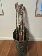 Wandelstok (5) - Hout - Wandelinsignes - Zwarte Woud-stijl