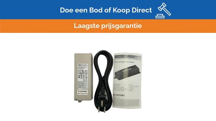 Bieden: Ubiquiti GPI-115 Gigabit PoE Power Injector - 1-Por, Watersport en Boten, Navigatiemiddelen en Scheepselektronica, Ophalen of Verzenden