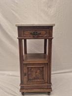 Kast - Art Deco Kastje met Marmeren Top - Hout, Marmer, Huis en Inrichting, Nieuw