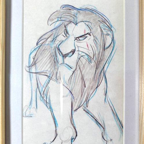 The Lion King Officiële Walt Disney-reproductie INGELIJST -, Boeken, Strips | Comics