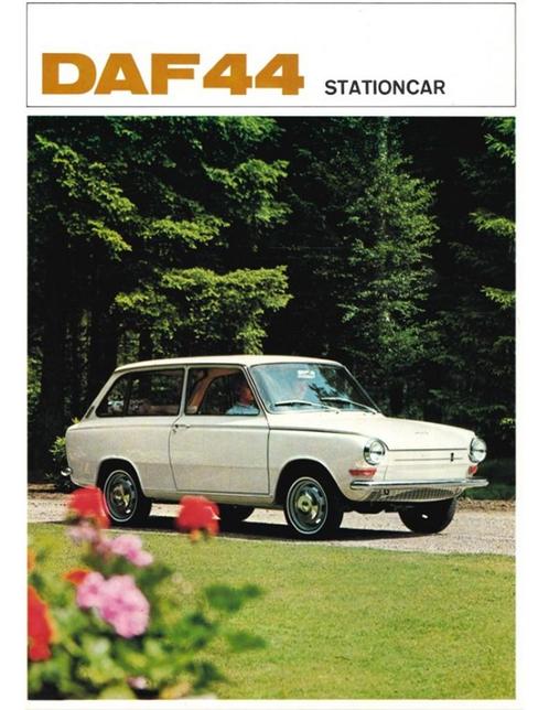 1968 DAF 44 STATIONCAR BROCHURE NEDERLANDS, Boeken, Auto's | Folders en Tijdschriften