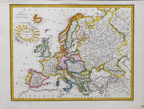 Europa - Europese Rijk / Mediterraanse Landen; Pierre M., Boeken, Atlassen en Landkaarten