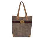 Gucci - Vintage Beige GG Monogram Canvas Shopping Bag