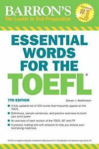 Essential Words for the TOEFL, 7th Edition. Matthiesen   New, Boeken, Overige Boeken, Zo goed als nieuw, Verzenden