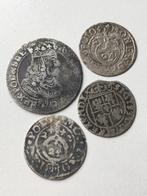 Polen. Lot of 4x Silver Coins - (1x) Zygmunt III Waza 1/24