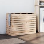 vidaXL Wasmand 88,5x44x66 cm massief grenenhout, Huis en Inrichting, Verzenden, Nieuw