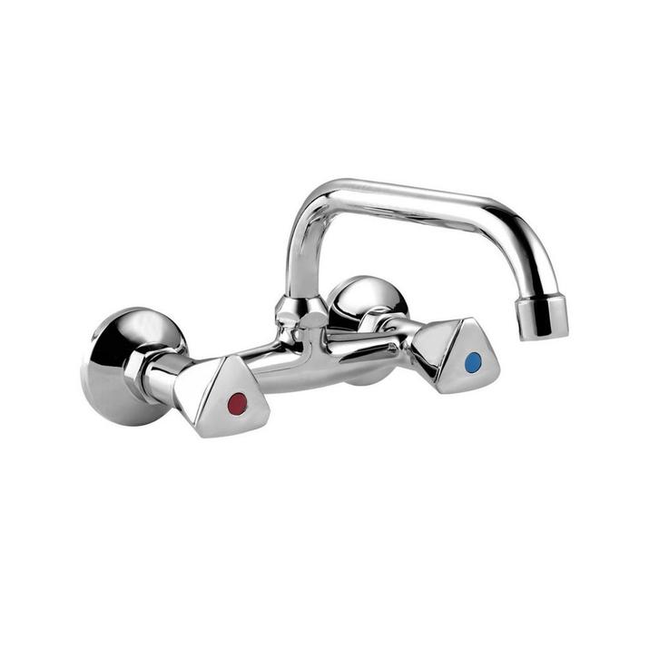 Keukenkraan Go By Van Marcke Easy 2 Muur Model H Mengkraan, Doe-het-zelf en Bouw, Sanitair, Kraan, Nieuw, Chroom, Ophalen of Verzenden