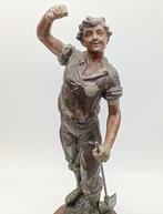 sculptuur, Il Trovatore - 36.5 cm - Zinklegering, Antiek en Kunst