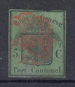 Zwitserland 1848 - Donkergroene adelaar met bevindingen,, Timbres & Monnaies, Timbres | Europe | Belgique