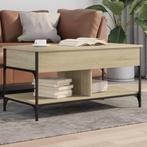 vidaXL Table basse chêne sonoma 100x50x50cm bois, Verzenden, Neuf