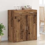 vidaXL Opbergkast met lade Oud hout 80 x 42,5 x 93,5 cm, Huis en Inrichting, Verzenden, Nieuw