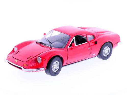 Schaal 1:18 Anson 30301-W Ferarri Dino 246 GT 1969 #180, Hobby & Loisirs créatifs, Voitures miniatures | 1:18, Enlèvement ou Envoi